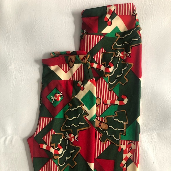 NEW! Matching pair (2) Kids Holiday Leggings! - Picture 2 of 3